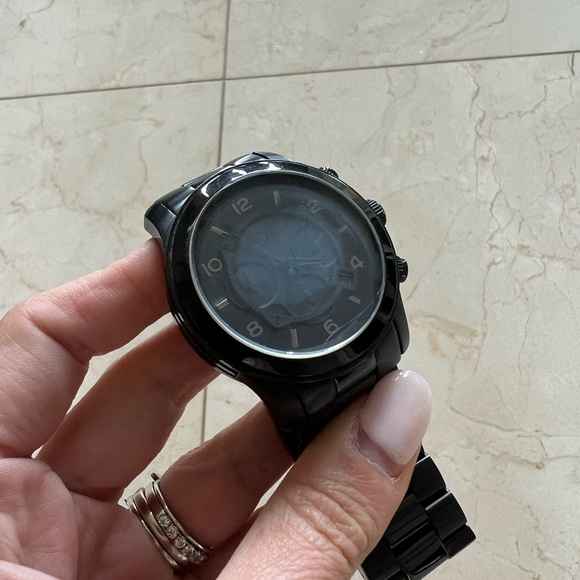 Michael Kors Men’s Matte Black Metal Watch - Picture 5 of 5